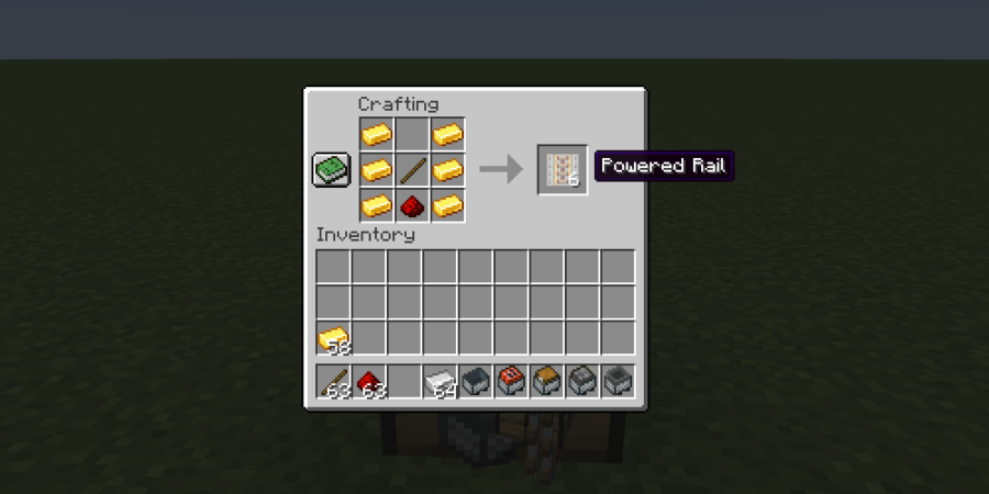 minecraft powered rails tutorial