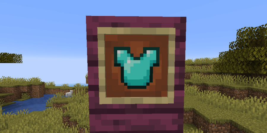 A chestplate in an Item Frame.