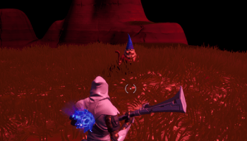 A Fortnite Gnome on an ominous map.