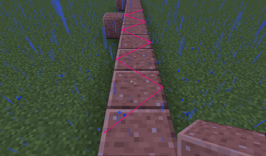 How to strafe while speed bridging in Minecraft