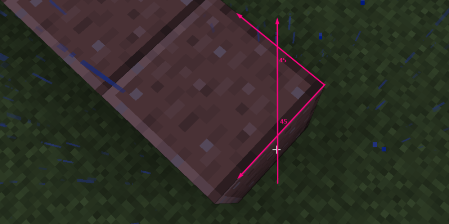How to angle while speed bridging in Minecraft.