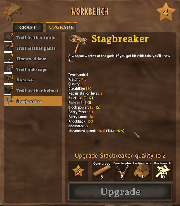 How to craft Stagbreaker in Valheim Pro Game Guides
