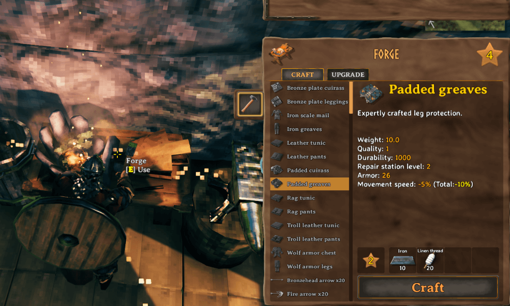 How to make Padded Armor in Valheim Pro Game Guides