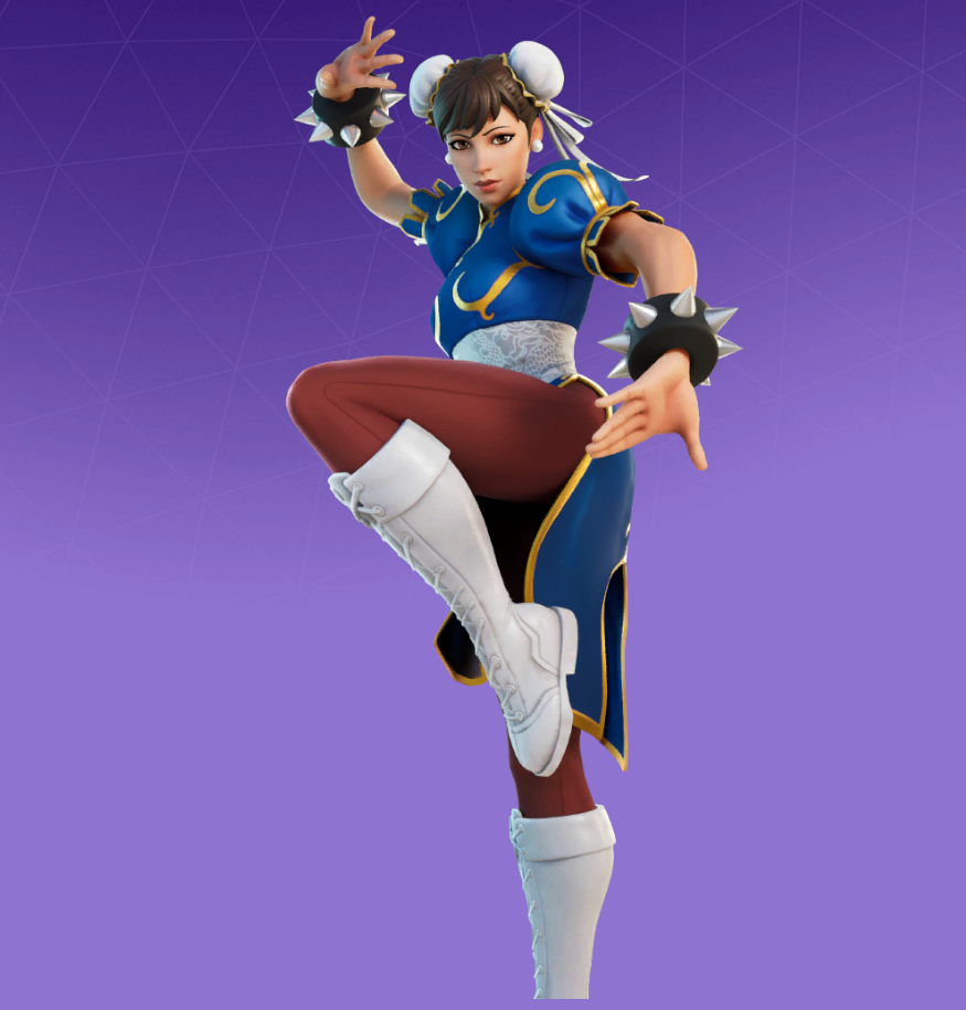 Chun-Li Street Fighter x Fortnite skin