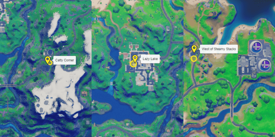 Llama tubemen locations in Fortnite.