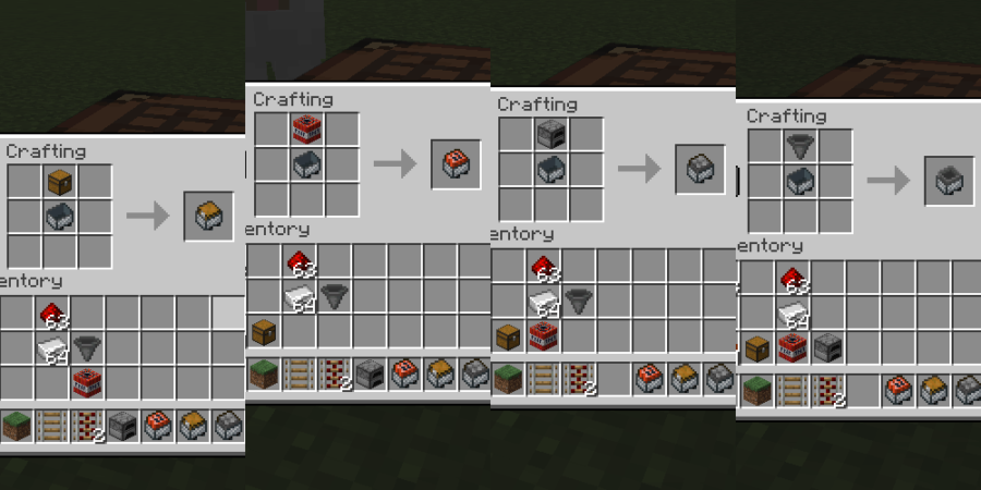 Powered Rail Crafting Recipe