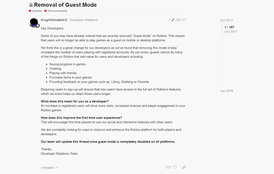 Can I Have A Guest On Roblox Guests Removed From Roblox Pro Game Guides - guest users not allowed roblox