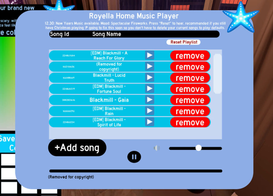 roblox song ids not copyrighted