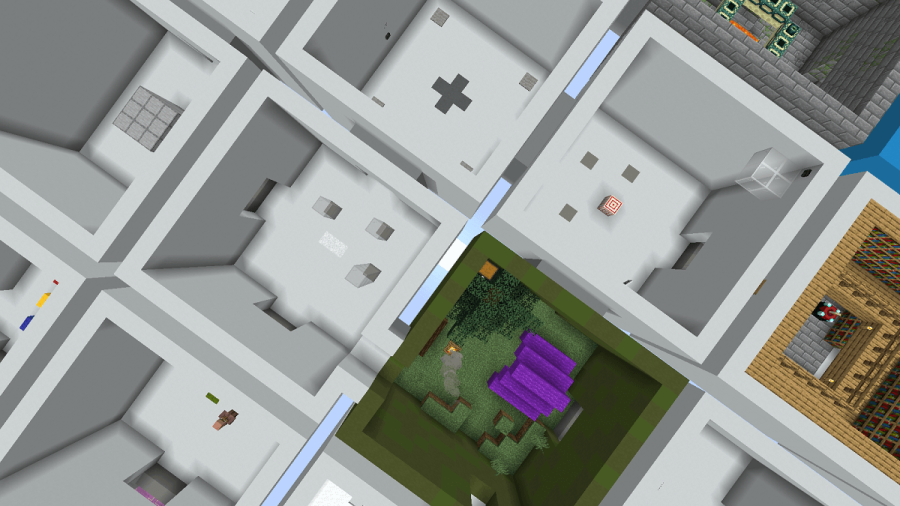 An overview of a Minecraft Puzzle map.