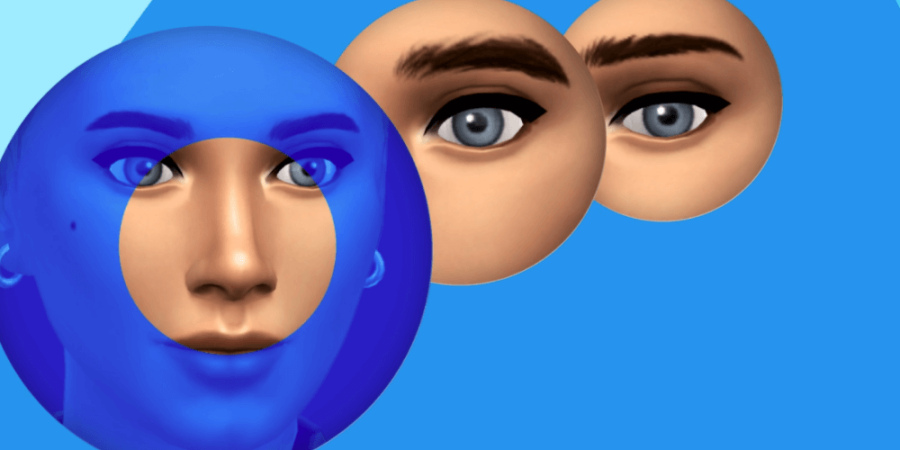The makeup included in the Sims anniversary update.
