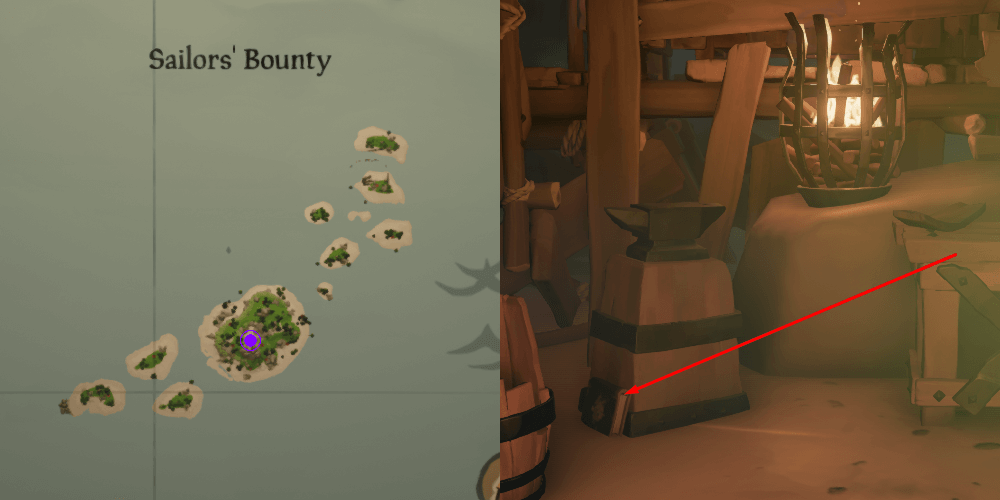 Hidden Journal Locations in Sea of Thieves Art of the Trickster Tall