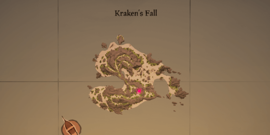 The Enchanted Lantern's location on Kraken's Fall.