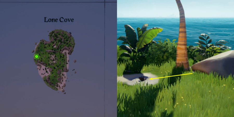 The Music Box location on Lone Cove.