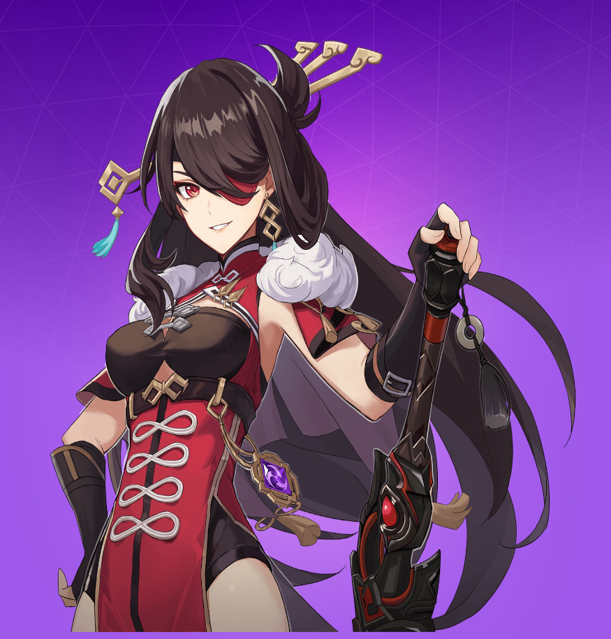 Beidou official character art Genshin Impact