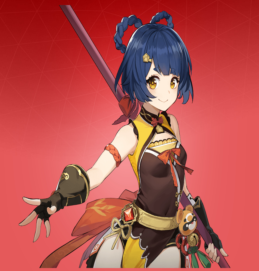 xiangling official character art Genshin Impact