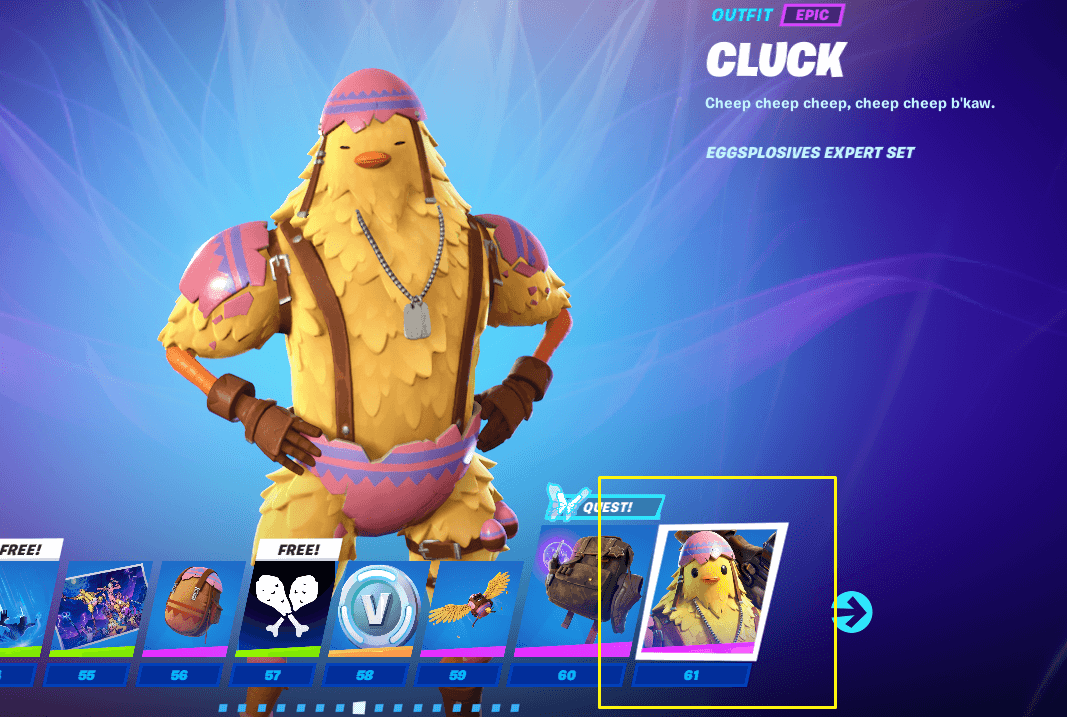 How to Unlock the Chicken Skin (Cluck) in Fortnite Chapter 2 Season 6