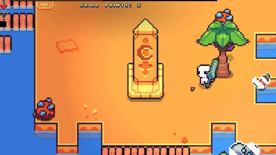 The Moon Sword Obelisk Puzzle in Forager.