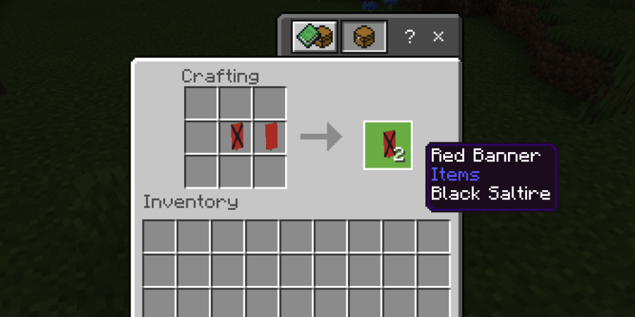 how to put a banner on a shield in minecraft pe