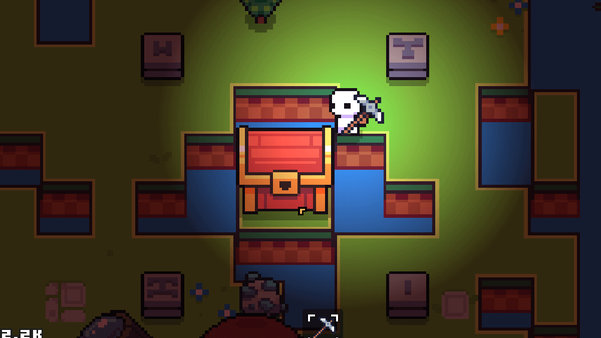 The Pillar Puzzle in Forager.