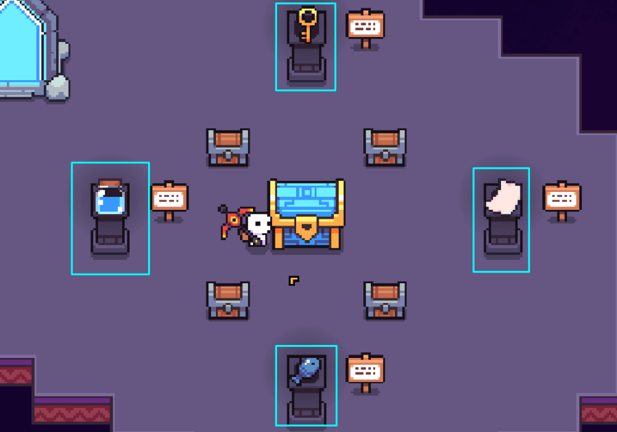 The solution for the Skull Galaxy Puzzle in Forager.