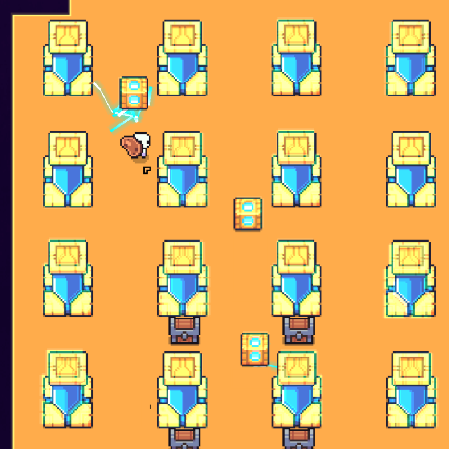 The solution for the ancient Galaxy Puzzle in Forager.