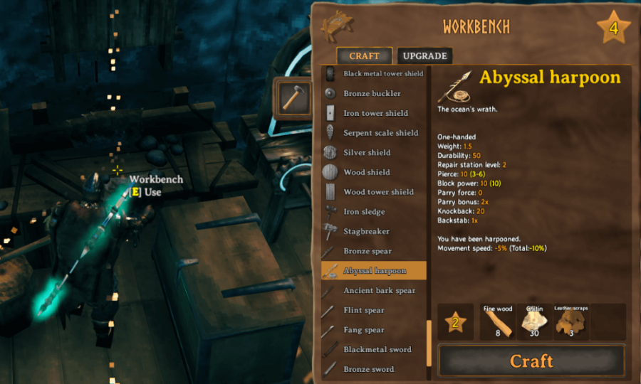 abyssal harpoon recipe