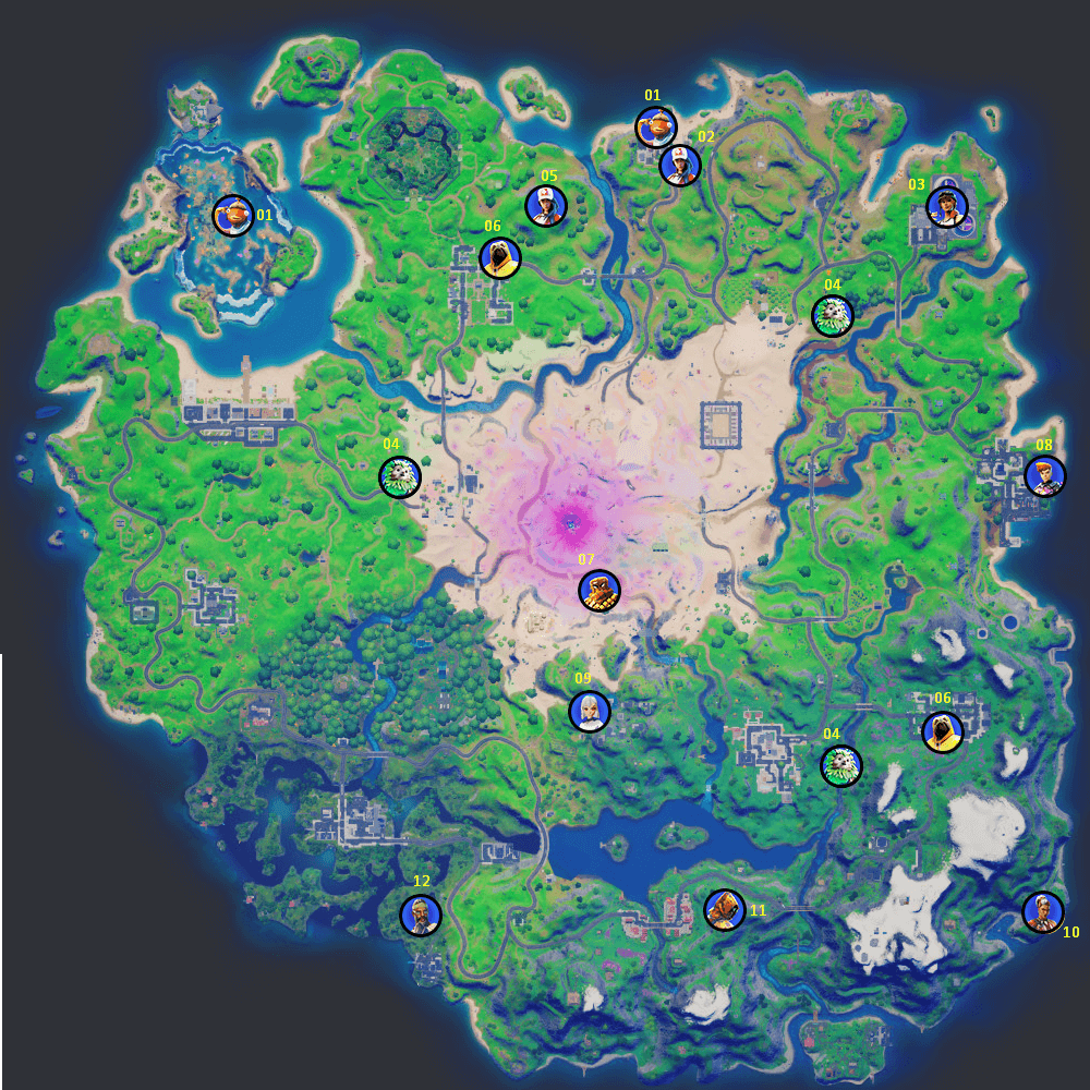 Fortnite- Med Bot Main Quest (What survivors to look for where )
