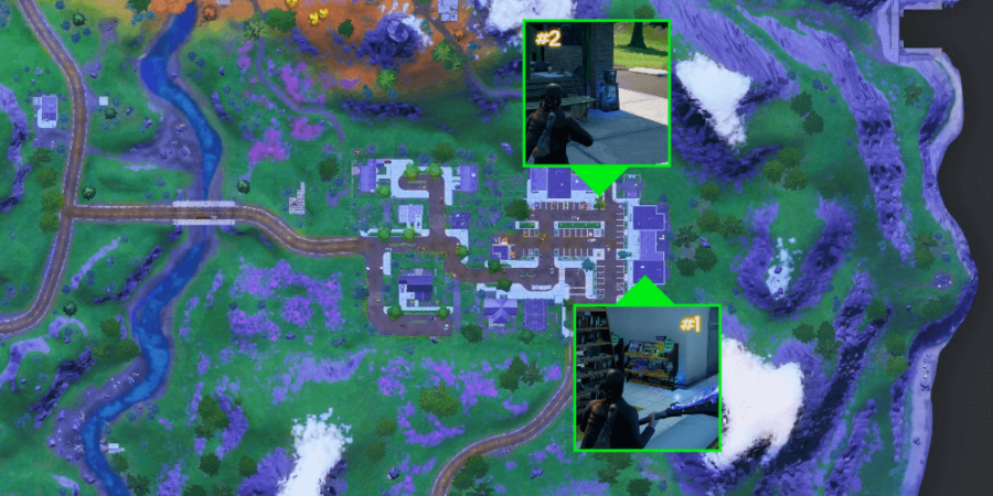 Literature Sample locations in Retail Row.