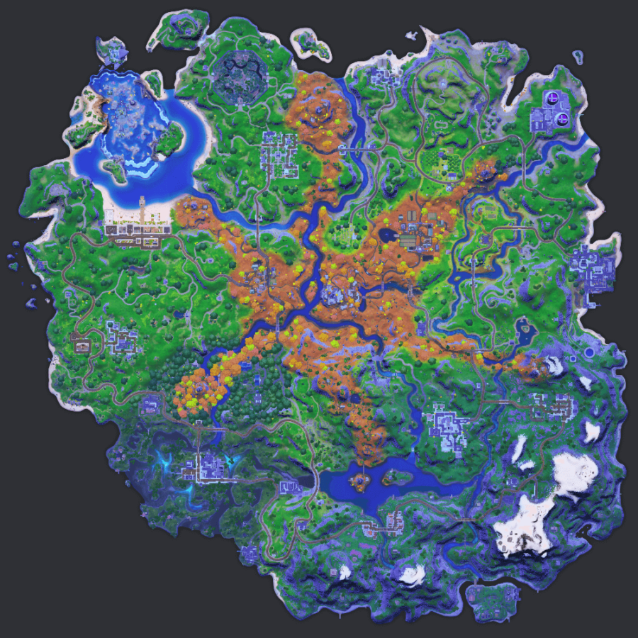 Fortnite Chapter 2 Season 6 Map - Changes, New POIs, Landmarks ...