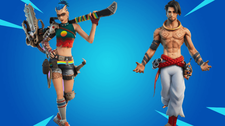 Tarana and Raz in Fortnite.