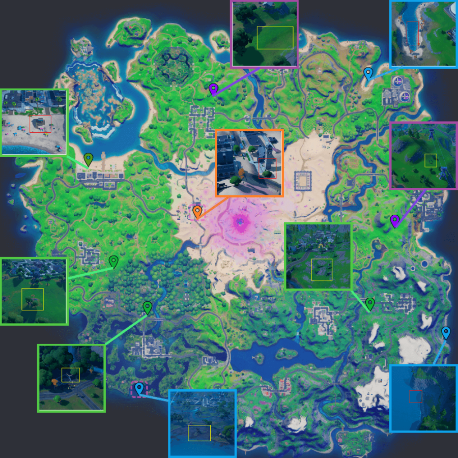 The Fortnite XP Coin locations for Chapter 2 Season 5 Week 14.