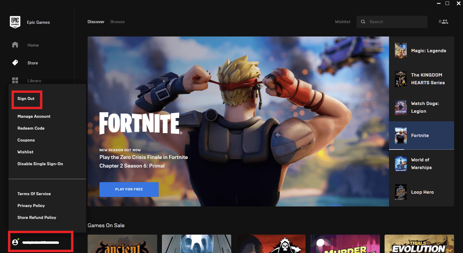 how to sign out of your fortnite account on playstation