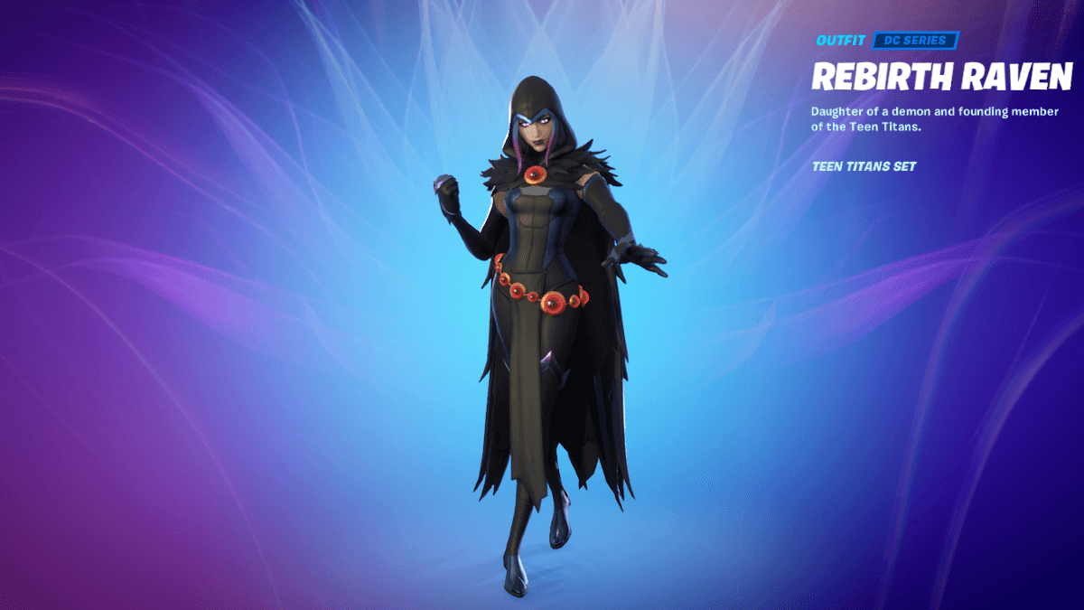 A Featured Raven Outfit in Fortnite.