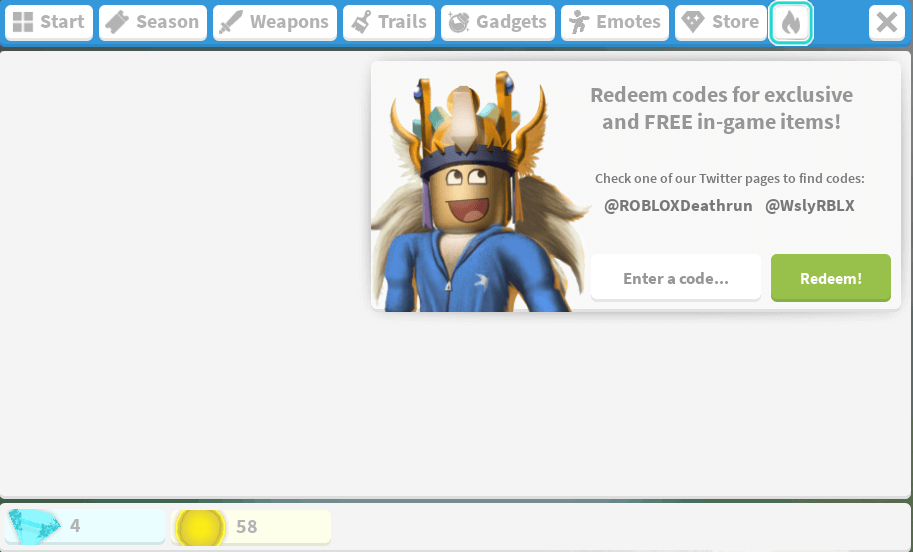 all roblox deathrun codes