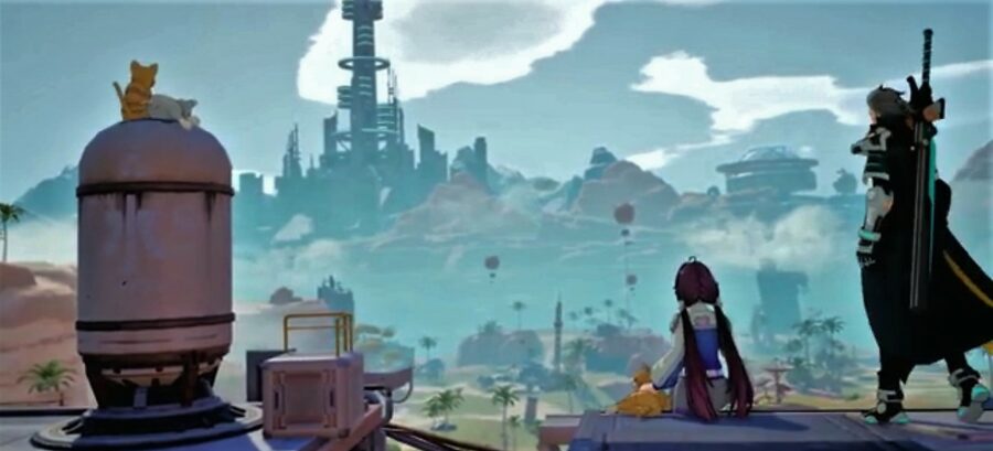 Скриншот трейлера игры Tower of Fantasy