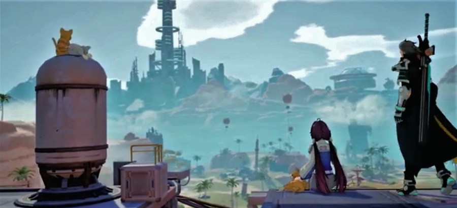 Screenshot of Tower of Fantasy game play trailer