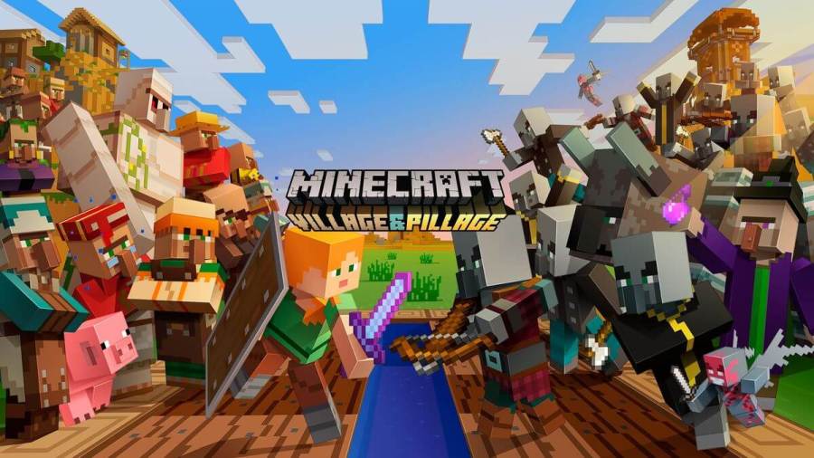 The Minecraft Village and Pillage update promo.