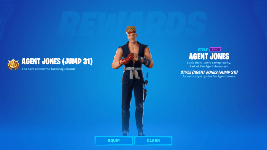 Agent Jones Jump 31 Reward.