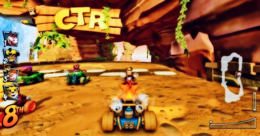 Screenshot of Crash Team Racing gameplay