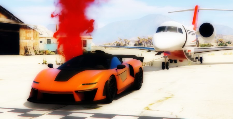 Screenshot of GTA online gameplay