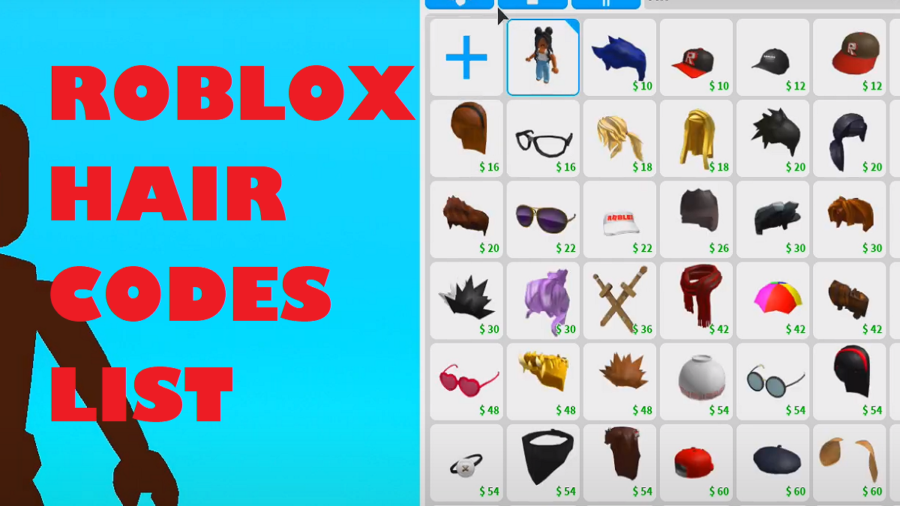 Roblox Welcome To Bloxburg Hair Codes List Pro Game Guides - black ponytail roblox id