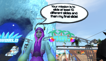 Fey's challenge in Waterpark Oceanic.
