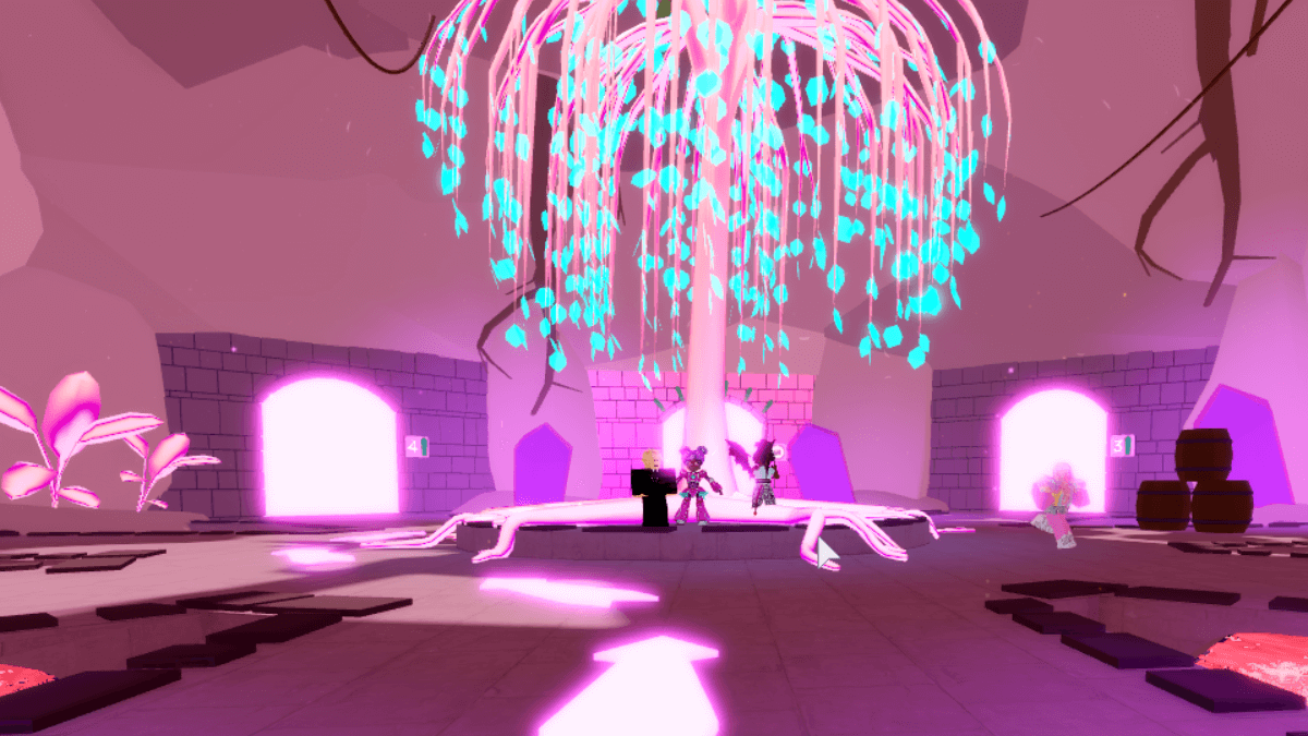 The metaverse event lobby in Club Roblox.