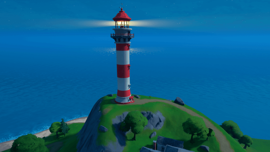 The lighthouse in Fortnite.
