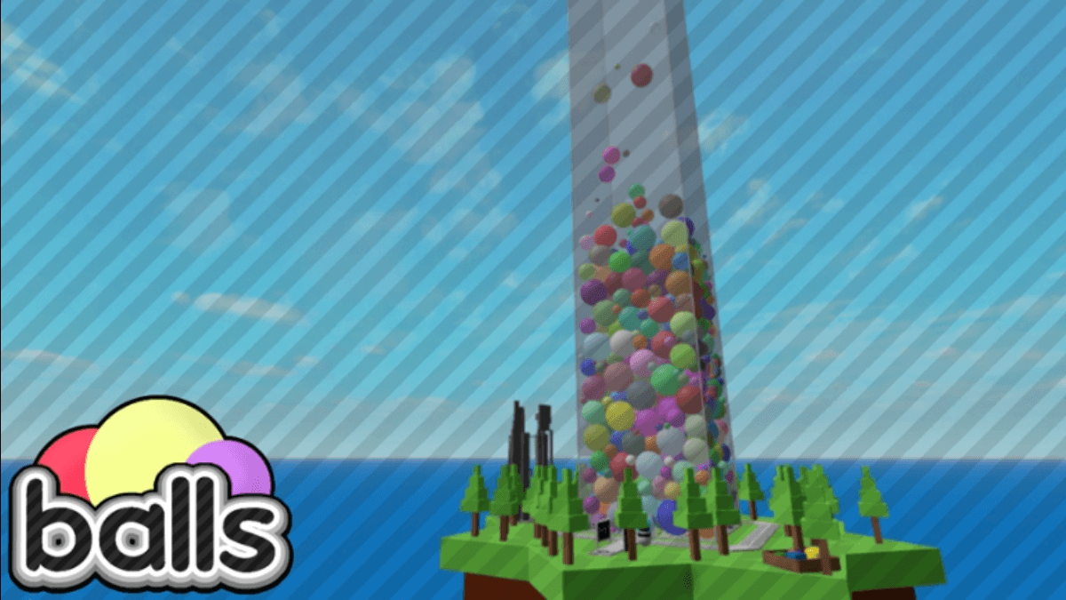 The Roblox game Balls.