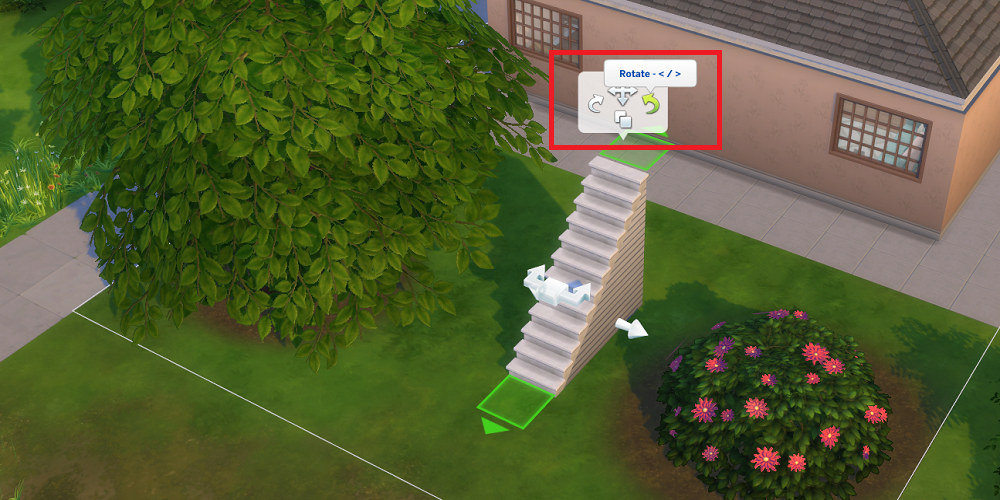 sims 4 rotate objects vertically