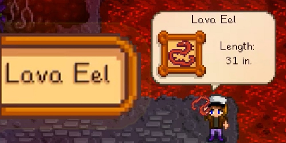 The Lava Eel is easily the best fish to have in one's pond in Stardew Valley...