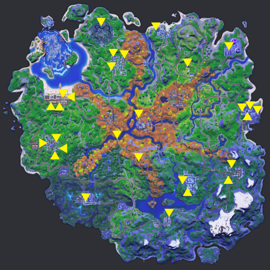 Safes spawn locations in Fortnite Chapter 2 SEason 6.