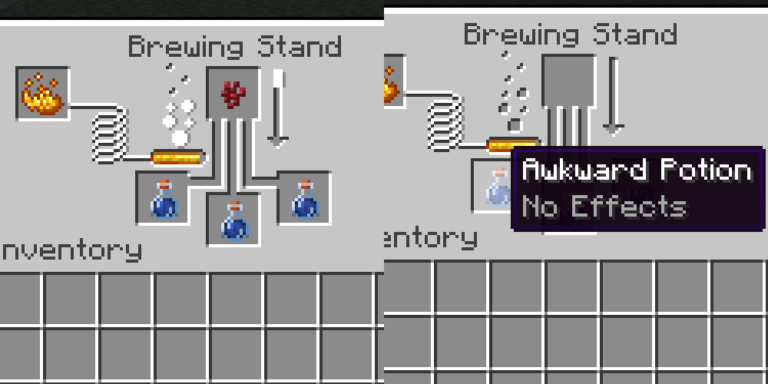 minecraft potion brewing