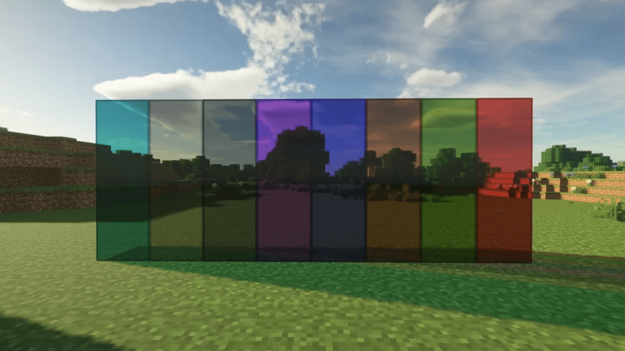 Пакет текстур Minecraft из прозрачного стекла